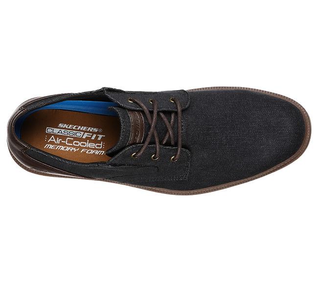 Zapatos Sin Cordones Skechers Hombre - Matlo Gris LGRZP0263